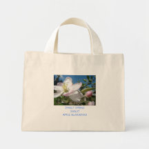 Apple BLOSSOMS TOTE BAG CANVAS BEACH BAG