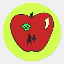 Apple for the Teacher Sticker