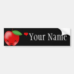 Apple Love Bumper Sticker
