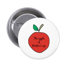 Apple of YiaYia's Eye Pinback Button