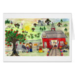 "Apple Picking" (B) Greeting Card