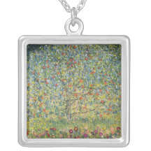 Apple Tree by Gustav Klimt, Vintage Victorian Art Jewelry