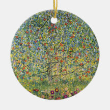 Apple Tree by Gustav Klimt, Vintage Victorian Art Ornament