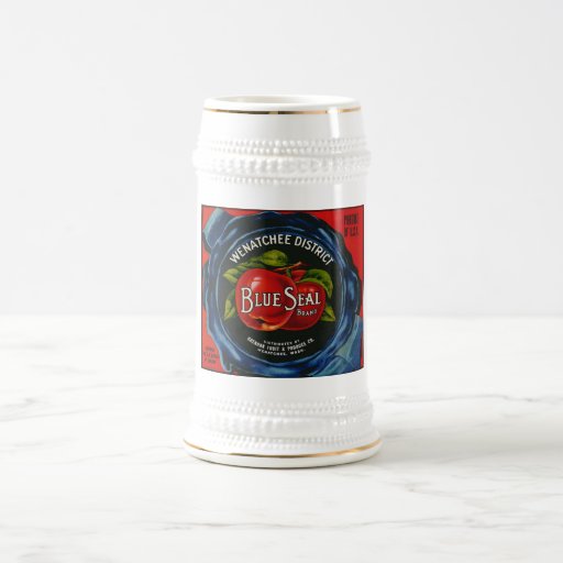 Apple Vintage Old Retro Crate Product Goods Labels Mugs