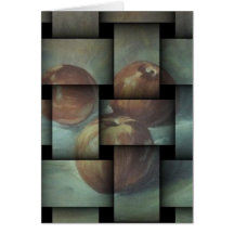 Apple Weave Greeting Card