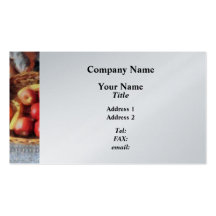 Apples and Bananas in Basket Business Card