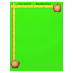 Apples and Rulers Teachers Paper (Cheery Green) flyers