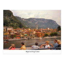 Approaching Como Postcard