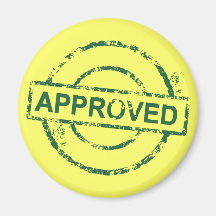 APPROVED REFRIGERATOR MAGNET
