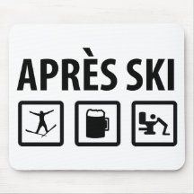 apres ski mouse pad