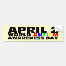 April 2 bumper stickers