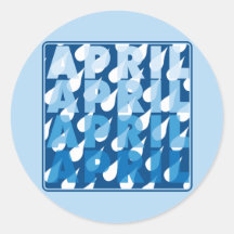 April Showers Sticker