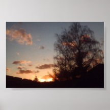 April weather sundown posters