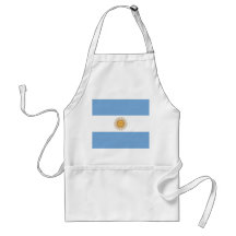 Apron with Flag of Argentina