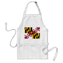 Apron with Flag of Maine, U.S.A.