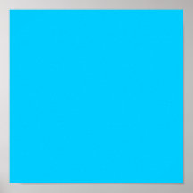 Aqua Blue Poster