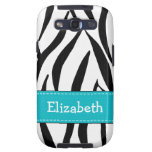 Aqua Blue Zebra