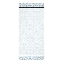 Aqua Bluish damask pattern gift Custom Rack Card