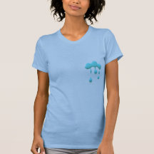 aqua green drips tshirts