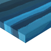 Aqua Medium Gallery Wrapped Canvas