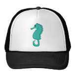 Aqua Seahorse Hat