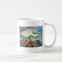 aqua waves mug