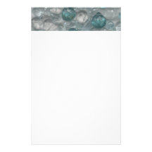Aquamarine Gems Weddng Stationery