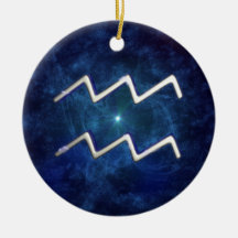 Aquarius Christmas Ornament
