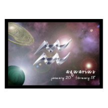 Aquarius The Water Carrier ACEO Business Card Template