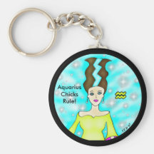 AquariusChicksRule! Keychain