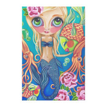 "Aquatic Mermaid" Canvas Print