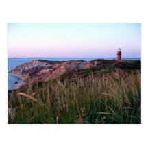 Aquinnah Sunset and Lighthouse Postcard