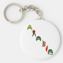 Arabia Chilli Peppers Key Chains