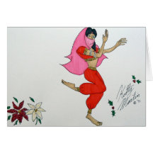 Arabian Dance Greeting Card