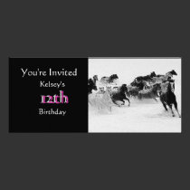 Arabian Horse Party Invitation invitations