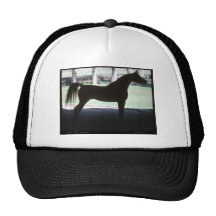 Arabian Horse Silhouette Trucker Hats