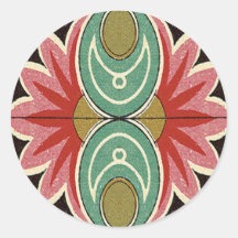 Arabic Floral Sticker