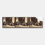 Arabs before a cafe, Algiers, Algeria vintage Phot Bumper Sticker