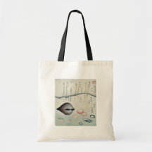 Aragai, masuogai, anagai clams by Totoya, Hokkei Canvas Bag