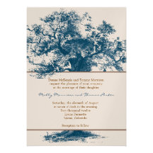 Arbor Banner Wedding Invitation