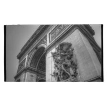 Arc de Triomphe b/w iPad Folio Cases
