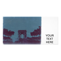 ARC DE TRIUMPH Paris Personalised Photo Card