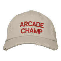 Arcade Champ Embroidered Hat embroidered hats