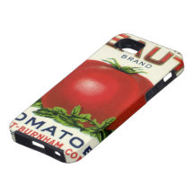 Arcadia Beauty Tomatoes, Vintage Fruit Crate Label iPhone 5 Cover