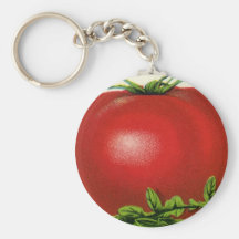 Arcadia Beauty Tomatoes, Vintage Fruit Crate Label Key Chain