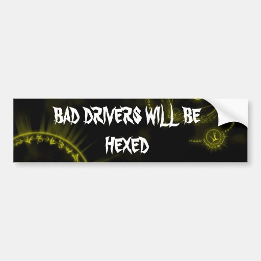 Arcane Warning Bumper Sticker
