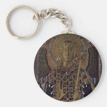 Archangel Michael By Meister Der Ikone Des Erzenge Keychain