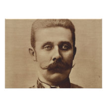 Archduke Franz Ferdinand of Austria Custom Announcement