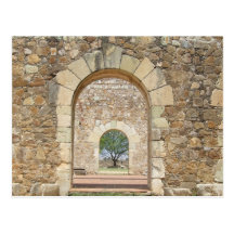 Arched Doors At The Old Fort Postcard