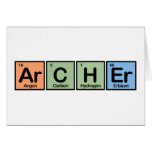 Archer made of Elements Cards